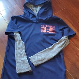 Perfect condition navy/gray top